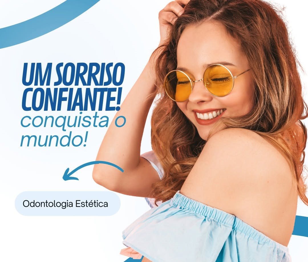 Um sorriso confiante conquista o mundo — odontologia estética na Odonto Diagnóstico